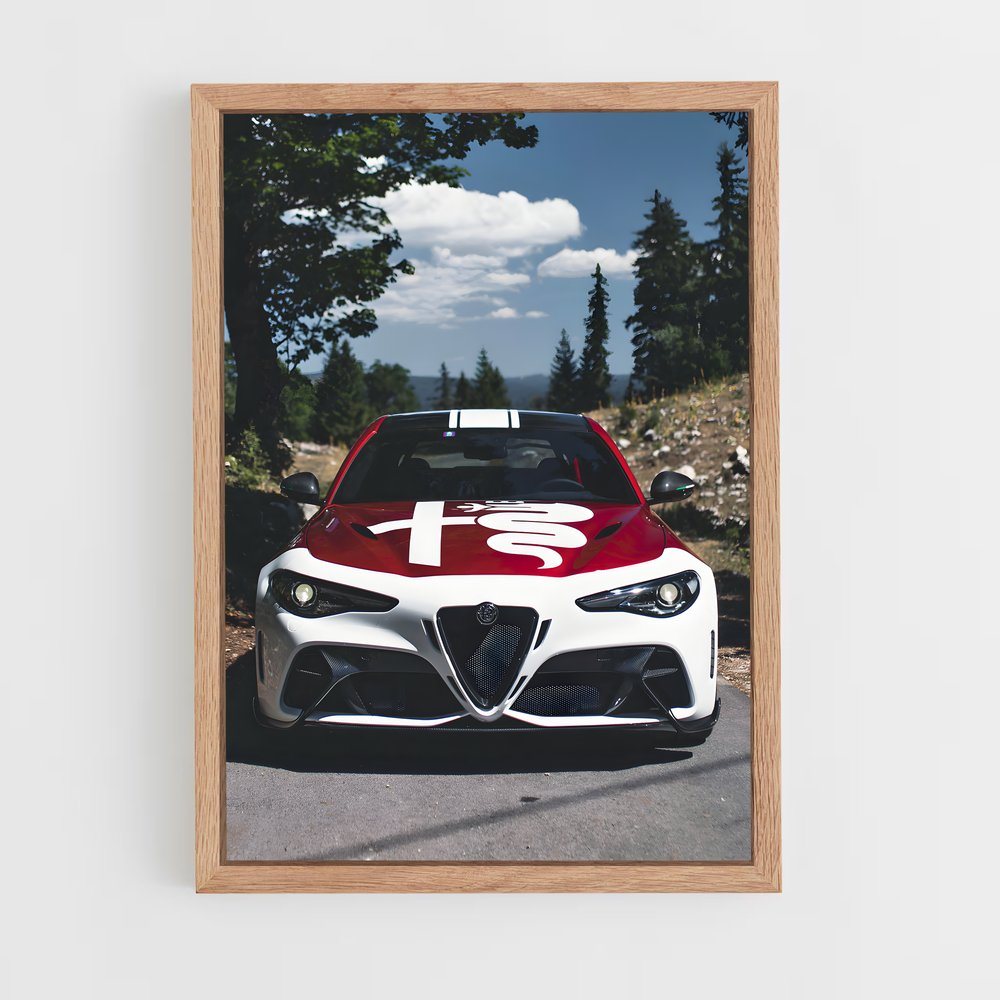 Poster Giulia gtam italienne – affiche Alfa Romeo (vue 4)